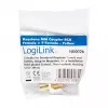 LogiLink NK0026 Keystone RCA konektor samica na F konektor samica spojovací modul, žltý