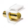 LogiLink NK0026 Keystone RCA konektor samica na F konektor samica spojovací modul, žltý