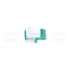 LogiLink NK0031 Keystone LC-Duplex multimode OM3/OM4 optický spojka, aqua