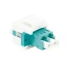 LogiLink NK0031 Keystone LC-Duplex multimode OM3/OM4 optický spojka, aqua