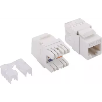 LogiLink NK4005 Cat.6 UTP RJ45 Keystone Jack, biela