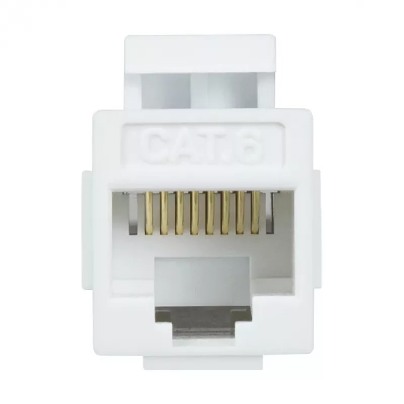 LogiLink NK4012W Cat.6 UTP Keystone spojka, 2x RJ45, biela