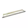 LogiLink NK4039 Keystone patch panel, 24 portov, 0,5HE, tienený, sivý – 19 palcová rackmontáž