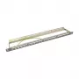 LogiLink NK4039 Keystone patch panel, 24 portov, 0,5HE, tienený, sivý – 19 palcová rackmontáž