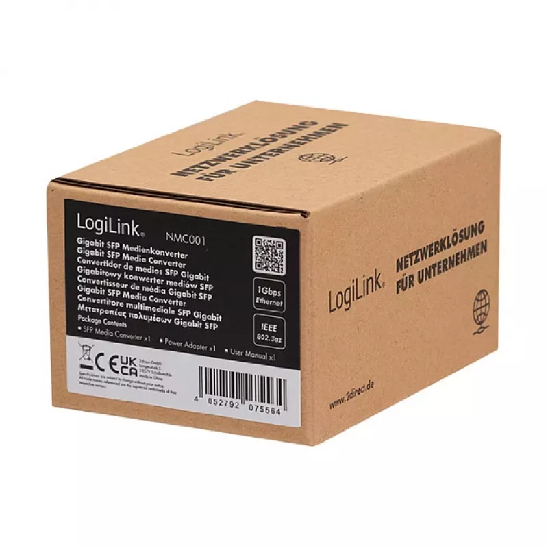 Logilink NMC001 Gigabit mediálny konvertor RJ45 na SFP