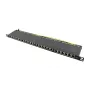 Logilink NP0063 24-port Cat6A STP patch panel 19 palcov 0.5U čierny