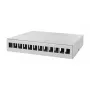 LOGILINK NP0094 Consolidation Point Box 12-portový, montáž na stôl/stenu/koľajnicu, svetlosivý