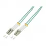 LogiLink OM3 LC/LC duplex multimódový optický patch kábel 20m aqua