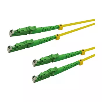 LogiLink OS2 jednovidové duplexné optické patch kábel LSH/APC na LSH/APC 1m žltý LSZH