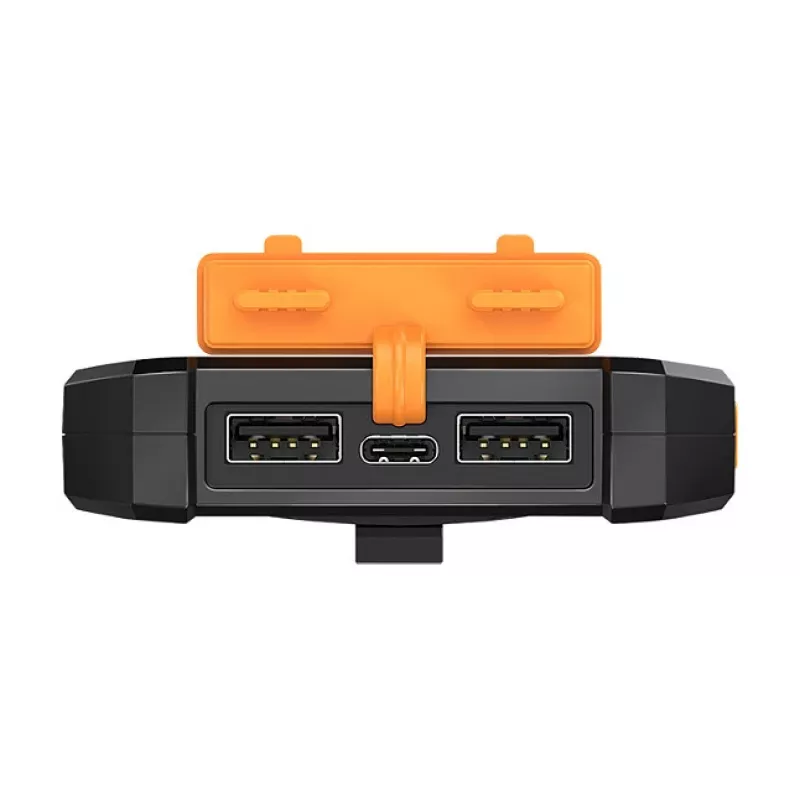 LogiLink PA0321 solárna power banka 6000 mAh s USB-C, IP65, čierna
