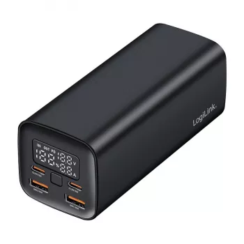 Logilink PA0350 mobilná power banka, 20 000 mAh, 65W PD & QC 3.0, čierna