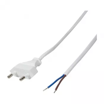 LogiLink napájací kábel CEE 7/16 na otvorený koniec biely 1,5 m