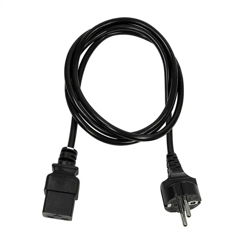 Logilink napájací kábel, CEE 7/7 na IEC C19, čierny, 3 m