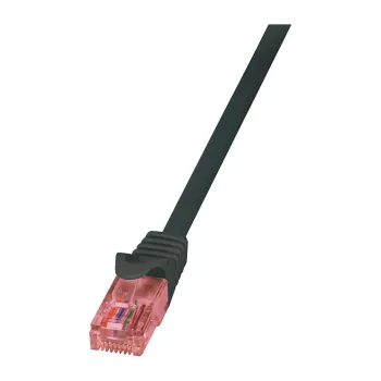 LogiLink PrimeLine Cat.6 U/UTP bare copper patch kábel, RJ45, 1,5 m, čierny