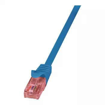 LogiLink PrimeLine Cat.6 U/UTP Bare Copper patch kábel, RJ45, 3 m, modrá