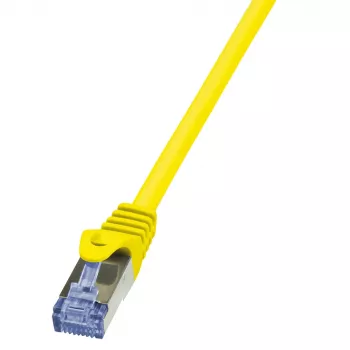 LogiLink PrimeLine Cat.6A S/FTP patch kábel, 0,25 m, žltý