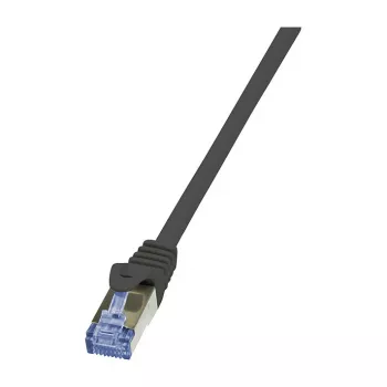 LogiLink PrimeLine Cat.7 patch kábel RJ-45 (M) - 0,25 m čierny