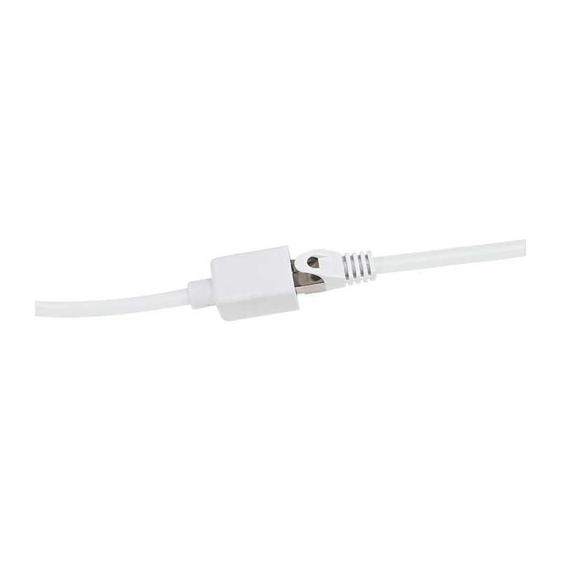 LogiLink Professional CAT 6a S/FTP patch predlžovací kábel, RJ-45 konektor samec na konektor samica, 1 m, biela, LSZH, Snagless