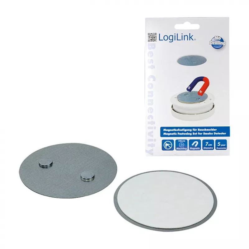 LogiLink SC0005 magnetická montážna sada pre detektor dymu