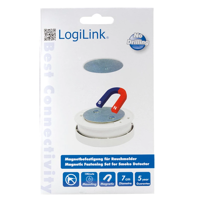 LogiLink SC0005 magnetická montážna sada pre detektor dymu