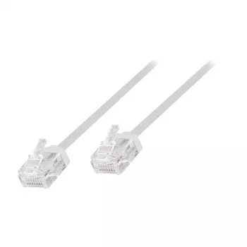 LogiLink Slim High-Flex Cat.6A U/UTP patch kábel, 5 m, biely