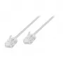 LogiLink Slim High-Flex Cat.6A U/UTP patch kábel, biely, 1 m