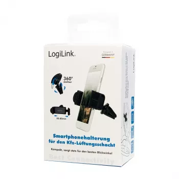 LogiLink držiak smartfónu na vetranie do auta, malý
