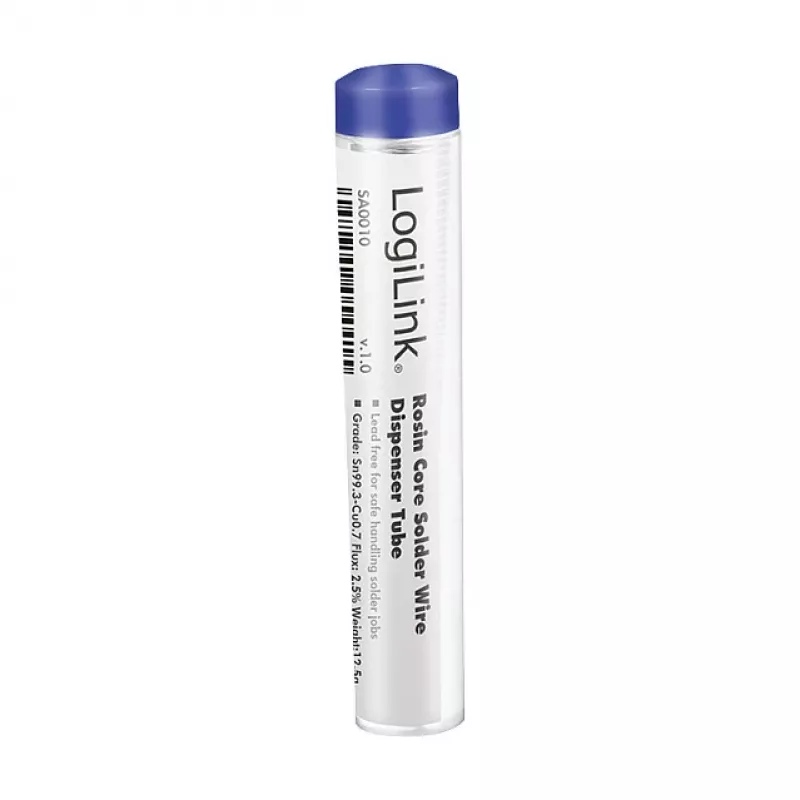 LogiLink spájkovací drôt, bezolovnatý, Sn99.3Cu0.7, 1 mm, 12,5 g dávkovač