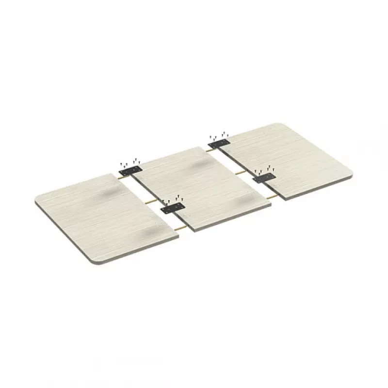 LogiLink stolová doska, 3-dielna delená, 1200x600 mm, prírodné drevo