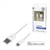 Logilink UA0199 Lightning kábel, MFI certifikovaný, USB-A na Lightning 8-pin, biely, 1m (rýchle nabíjanie a synchronizácia)