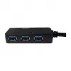 LOGILINK UA0262 USB 3.0 aktívny predlžovací kábel, USB-A samec na 4x USB-A samica, 10m, čierny