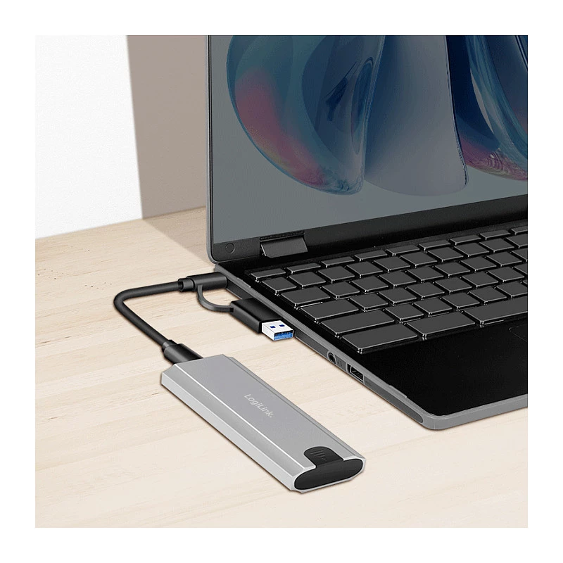 LogiLink UA0439 USB 3.2 Gen 2 puzdro na SSD USB-C na PCIe NVMe