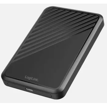 LogiLink UA0458 externé 2,5-palcové SATA HDD/SSD puzdro, USB 3.2 Gen 1 (5 Gbps), bezskrutkové, čierne
