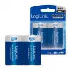 LogiLink Ultra Power alkalická D batéria LR20 2 ks blister