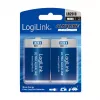 LogiLink Ultra Power alkalická D batéria LR20 2 ks blister