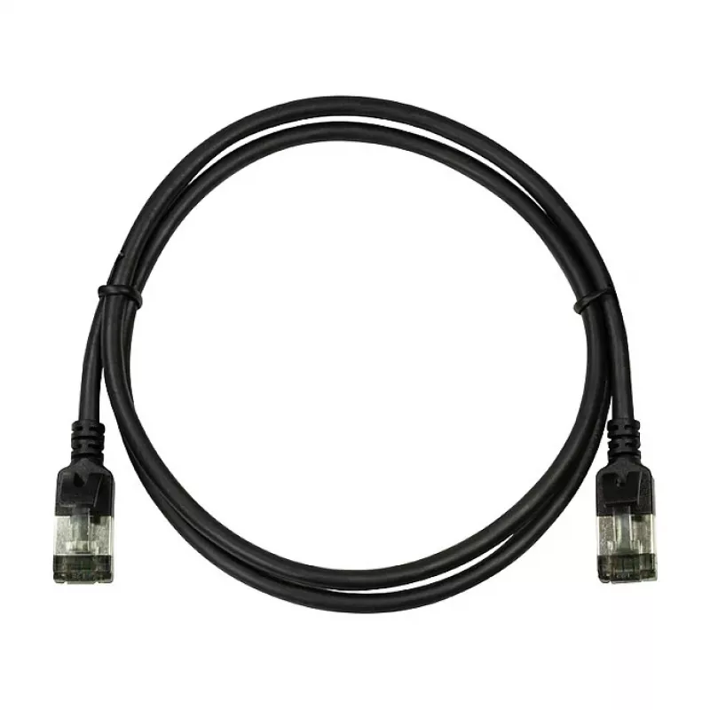LogiLink Ultraflex SlimLine Cat6a S/FTP patch kábel, 2m, čierny (CQ9053S)