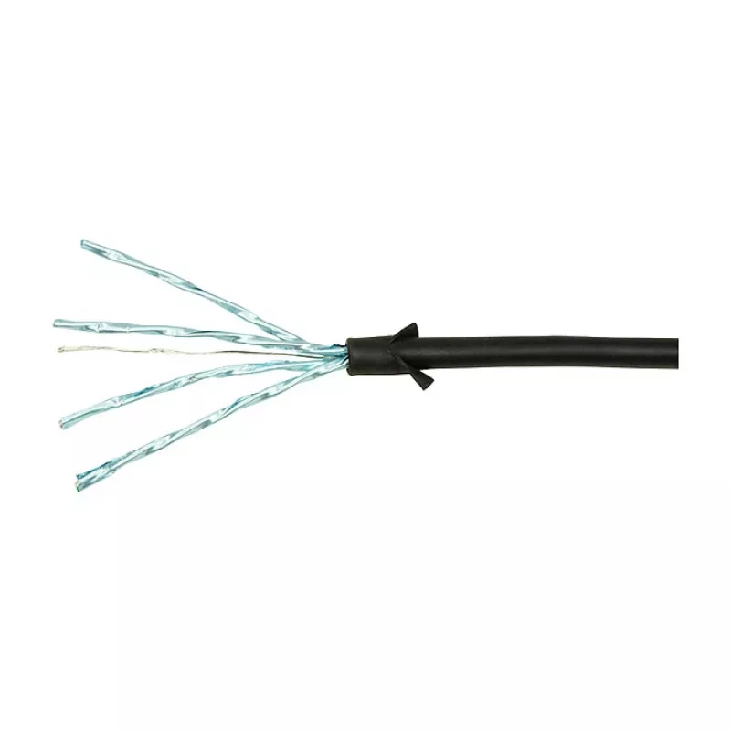 LogiLink Ultraflex SlimLine Cat6a S/FTP patch kábel, 2m, čierny (CQ9053S)