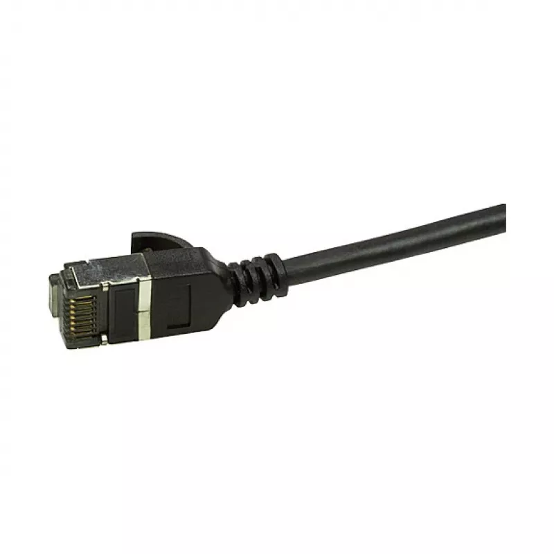 LogiLink Ultraflex SlimLine Cat6a S/FTP patch kábel, 2m, čierny (CQ9053S)