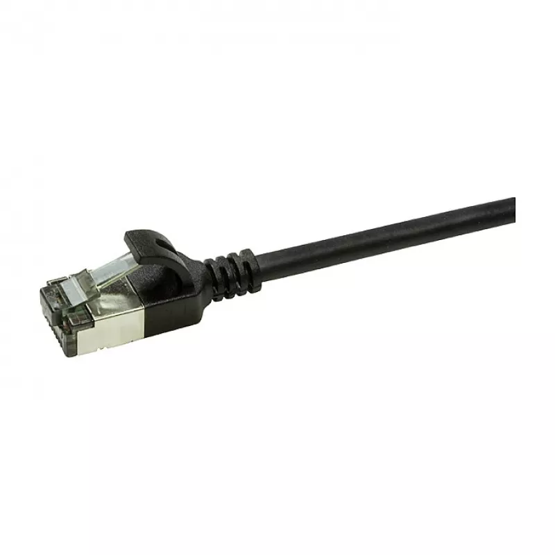 LogiLink Ultraflex SlimLine Cat6a S/FTP patch kábel, 2m, čierny (CQ9053S)