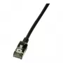LogiLink Ultraflex SlimLine Cat6a S/FTP patch kábel, 2m, čierny (CQ9053S)