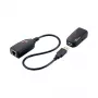 LOGILINK USB 2.0 Cat.5 extender, 50 m, Pigtail, čierny