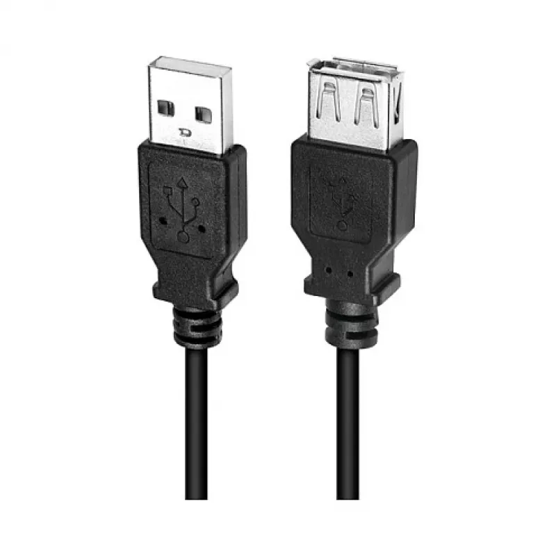 LogiLink CU0011B USB 2.0 predlžovací kábel, USB-A konektor samec na USB-A konektor samica, čierny, 3 m