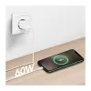 LogiLink CU0324 USB 2.0 Type-C kábel, A/M na C/M, 480 Mbps, 60W, nylon, ružový, 1 m