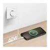 LogiLink USB 2.0 Type-C na Type-C kábel, 1m, 60W Power Delivery, nylon pletený, ružová