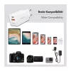 Logilink USB-A/C nabíjačka 65 W GaN, 1x USB-A (QC), 1x USB-C (PD), biela
