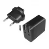 Logilink USB-A cestovná nabíjačka, 18 W, GaN, 1-port, 1x USB-A (QC), čierna