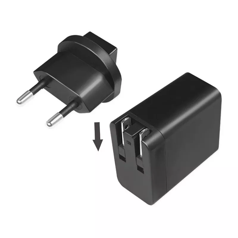Logilink USB-A cestovná nabíjačka, 18 W, GaN, 1-port, 1x USB-A (QC), čierna