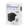 LogiLink USB-A nástenná nabíjačka, 24W, 4-portová, 4x USB-A, čierna