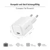 LogiLink USB-C nabíjačka 20 W GaN, 1 port, USB Power Delivery, biela