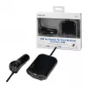 Logilink USB nabíjačka do auta, 2+2 porty, 24 W, čierna